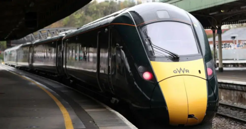 GWR train in the station