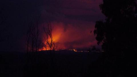 Bushfires east of Canberra