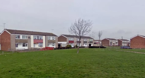 First Avenue in Canvey Island. There are houses in the picture.