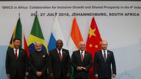 Brics leaders closer up