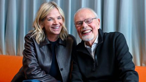 Zoe Ball and Bob Harris