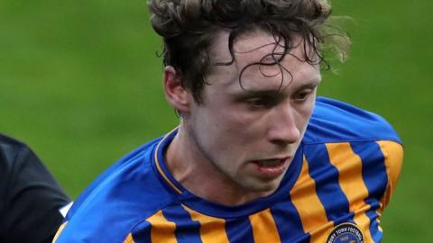 Matthew Pennington scored twice in 20 appearances for Shrewsbury after arriving from Everton in the January window