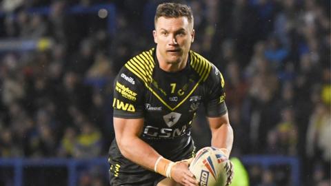 Warrington Wolves' Josh Drinkwater at the Halliwell Jones Stadium