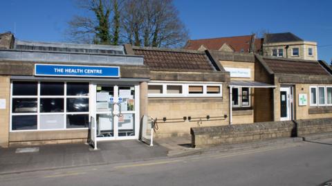 An exterior view of the single story Bradford on Avon Health Centre