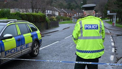 Police officer at the scene