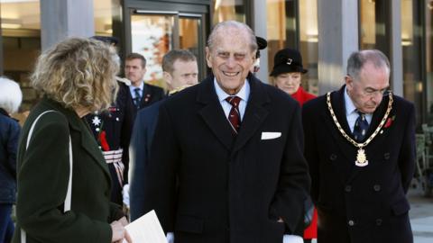 Prince Philip at the National Memorial Arboretum