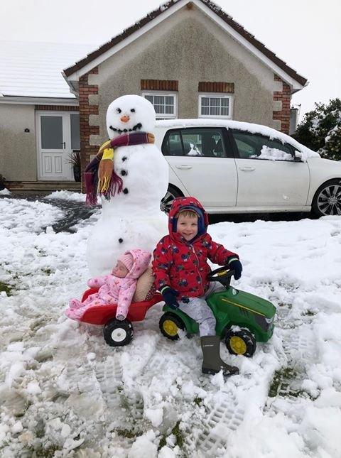 Bobby Jordan and sister Emily from Moneymore