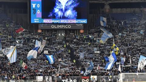 Lazio's curva nord