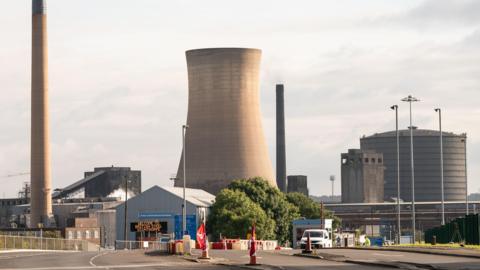 British Steel site in Scunthorpe