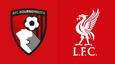 Bournemouth and Liverpool club badges