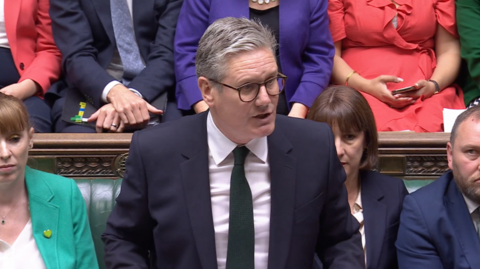 Keir Starmer an PMQs