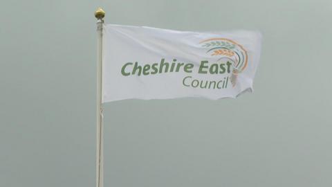 A Cheshire East Council flag