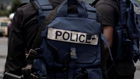 Police in Douala