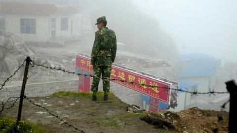 File image of the border area in north Sikkim
