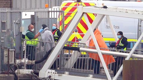 Migrants at Dover