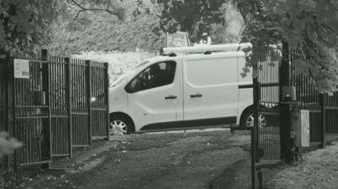 CCTV image of Valdo Calocane in Ian Coates's van