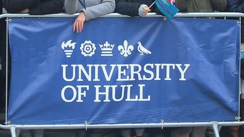 A University of Hull banner