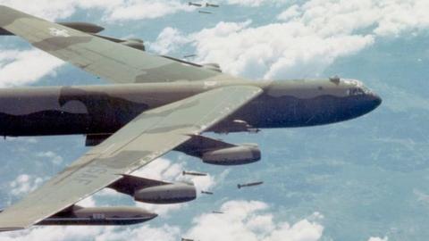 B-52 bomber in south-east Asia (December 1972)