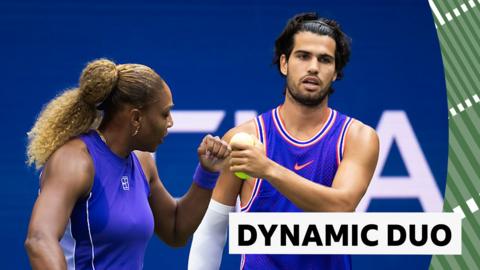 Serena Williams and Carlos Alcaraz