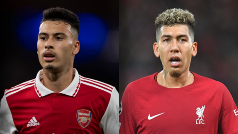 Gabriel Martinelli and Roberto Firmino