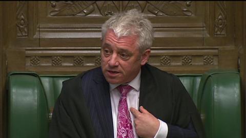 Speaker John Bercow