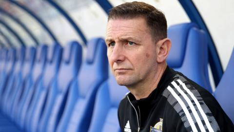 Northern Ireland manager Ian Baraclough