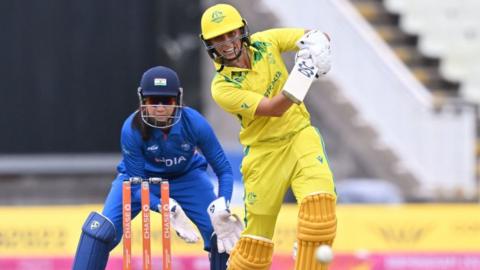 Ashleigh Gardner guided Australia to victory