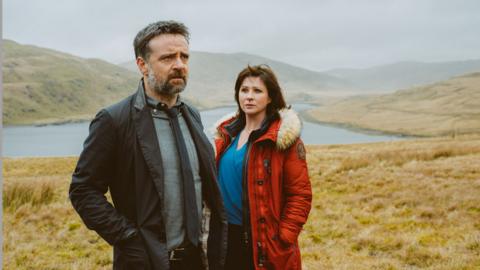 Richard Harrington and Mali Harries in Hinterland