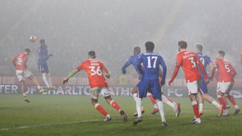 Charlton v Chelsea match action