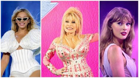 Beyoncé, Dolly Parton, Taylor Swift