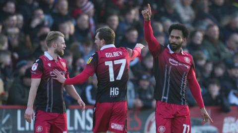 Stevenage celebrate