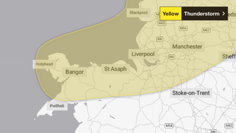 Map y Swyddfa Dywydd