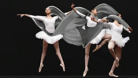 Creating a 3D ballet sculpture from 2D video