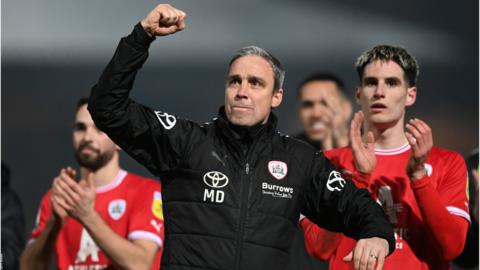 Barnsley manager Michael Duff