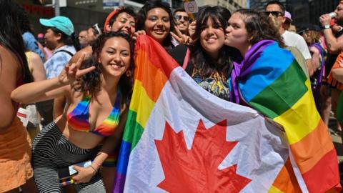 Gay Pride in Toronto, June 2023