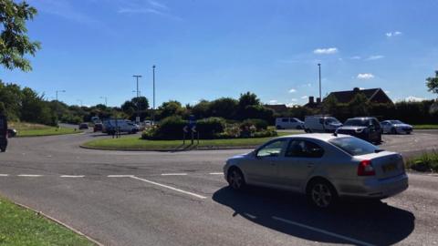 Wickes roundabout in Taunton