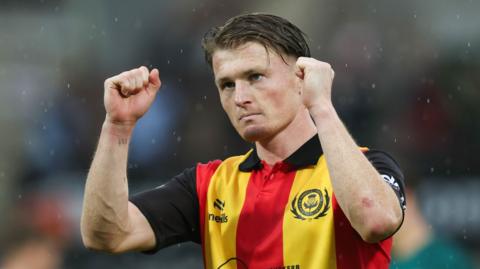 Partick Thistle's Daniel O'Reilly celebrates