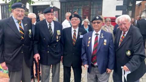 Members of the Swindon & Wiltshire Korean Veterans Association