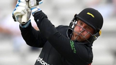 Mark Cosgrove in action for Leicestershire