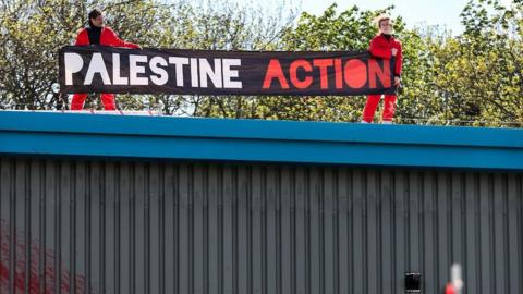 Factory protest in Leicester