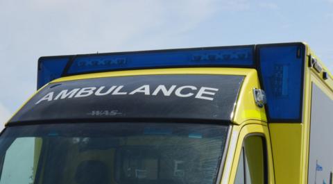 The top of an ambulance