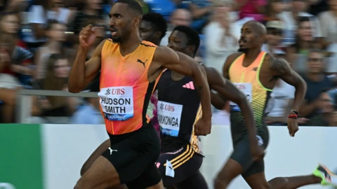 Matthew Hudson-Smith running