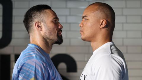 Joseph Parker faces off with Fabio Wardley
