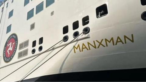 Side of the Manxman vessel