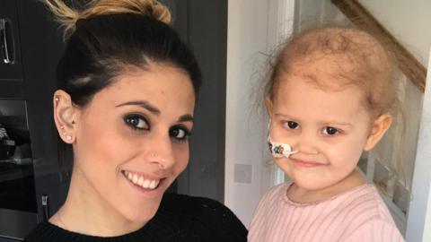 Natasha Kirkpatrick with her daughter Ellaria.