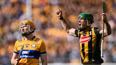 Eoin Cody celebrates for Kilkenny