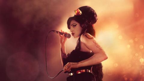 Marisa Abela as Amy Winehouse in the film Back To Black