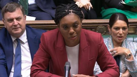 Kemi Badenoch speaking in the House of Commons