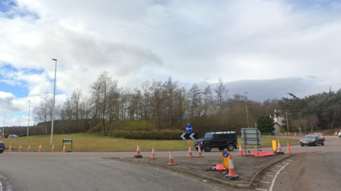 Tore Roundabout near where the accident happened.