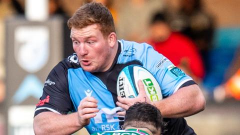 Rhys Carre in action for Cardiff